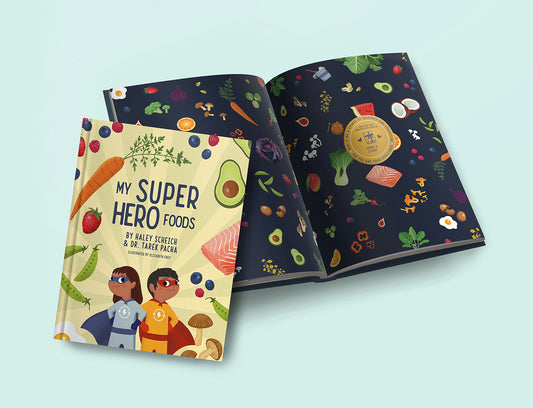 Donate a copy of My SuperHero Foods to a SCHOOL or LOW INCOME FAMILY