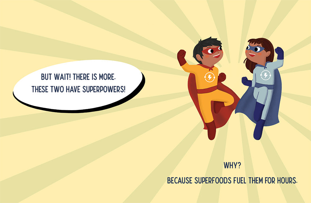 My SuperHero Foods/Sleep Hardcover Book Bundle (25% off!)