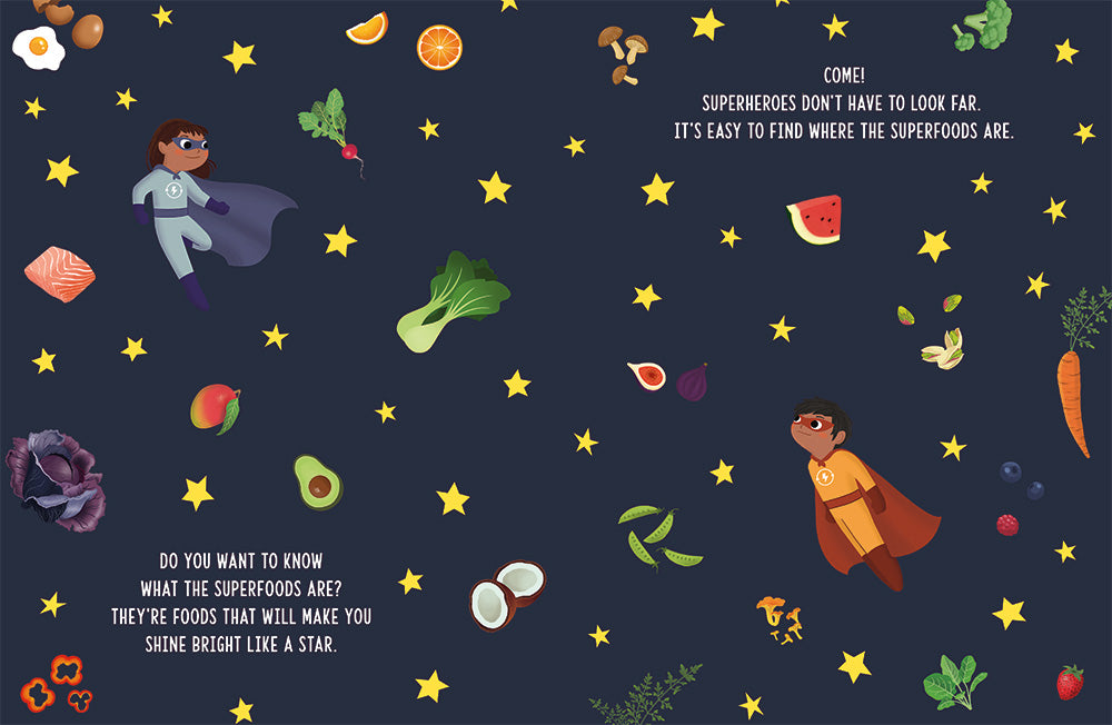 My SuperHero Foods/Sleep Hardcover Book Bundle (25% off!)