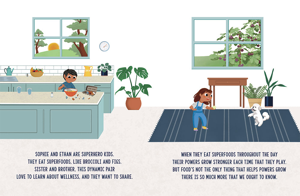 My SuperHero Foods/Sleep Hardcover Book Bundle (25% off!)
