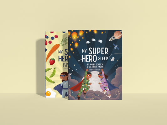 My SuperHero Foods/Sleep Hardcover Book Bundle (25% off!)