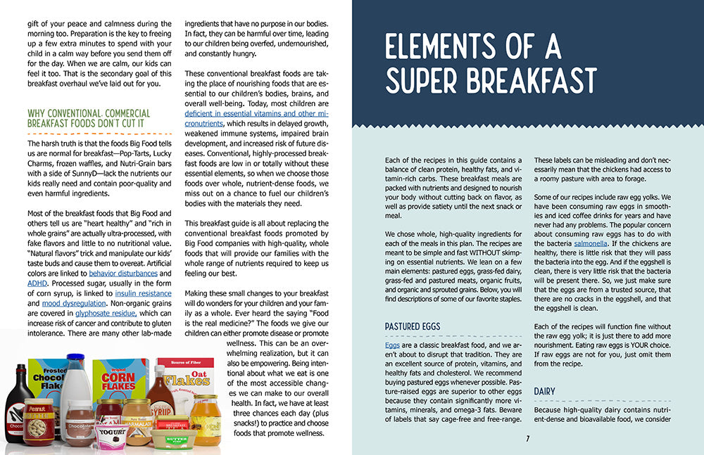 Sunny Side Up: A 28-Day Breakfast Meal Plan for Busy Families DIGITAL E-BOOK