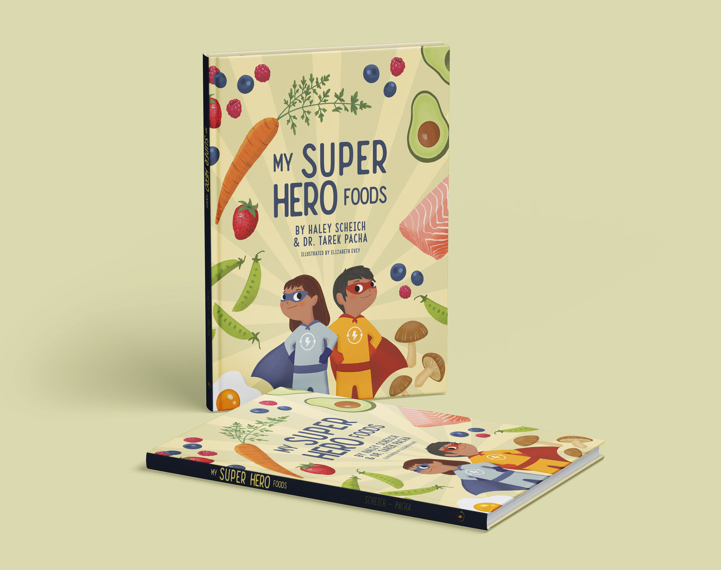 My SuperHero Foods Hardcover Book