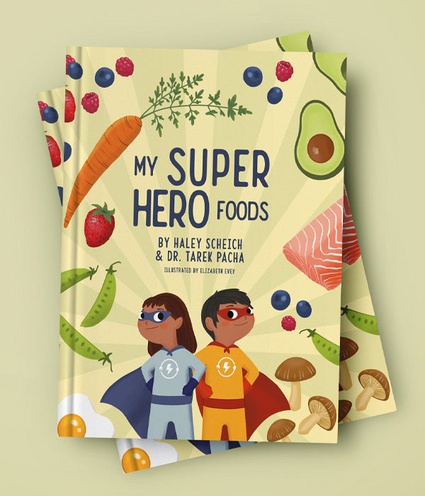 My SuperHero Foods Hardcover Book